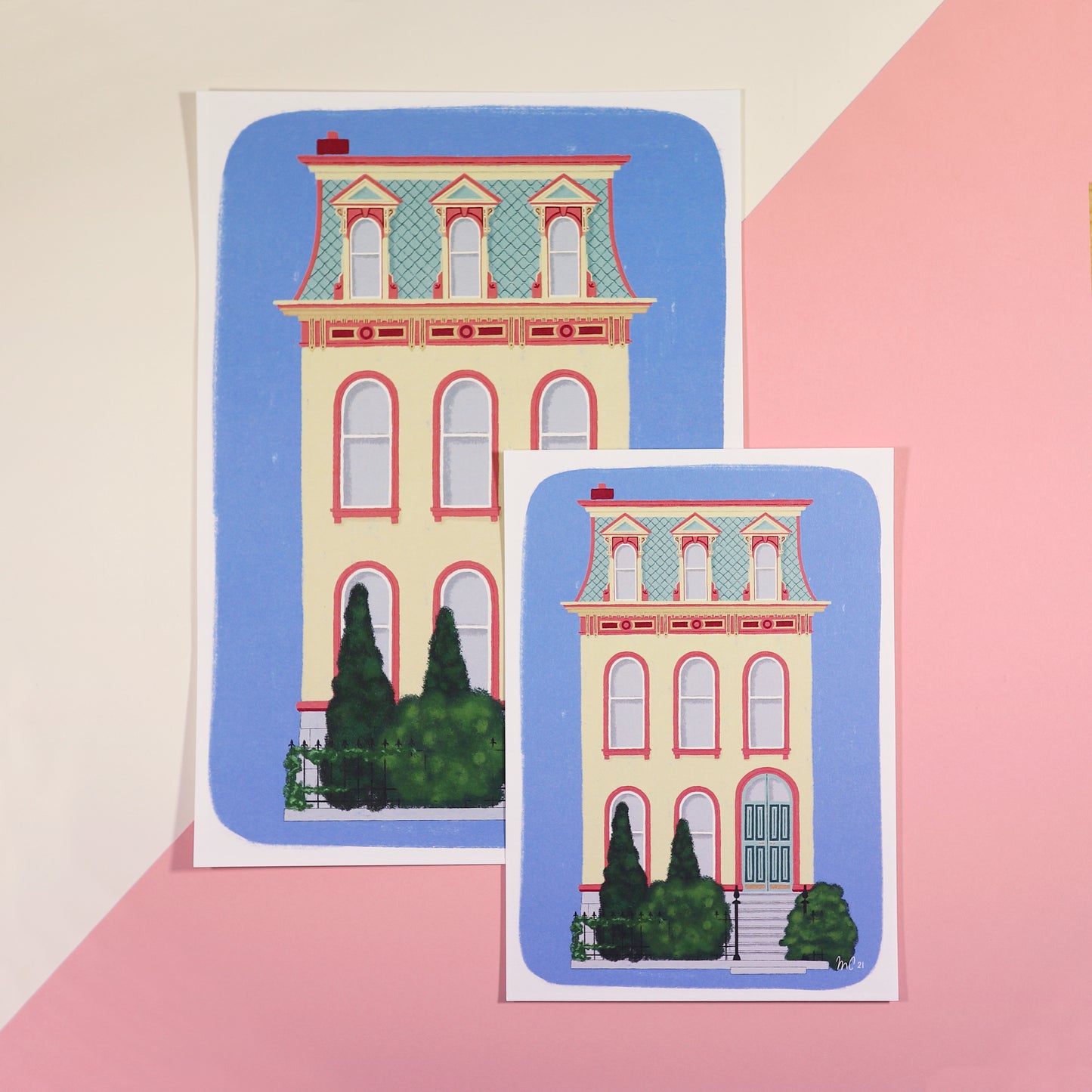 Victorian Houses Series — House 1 A5 print