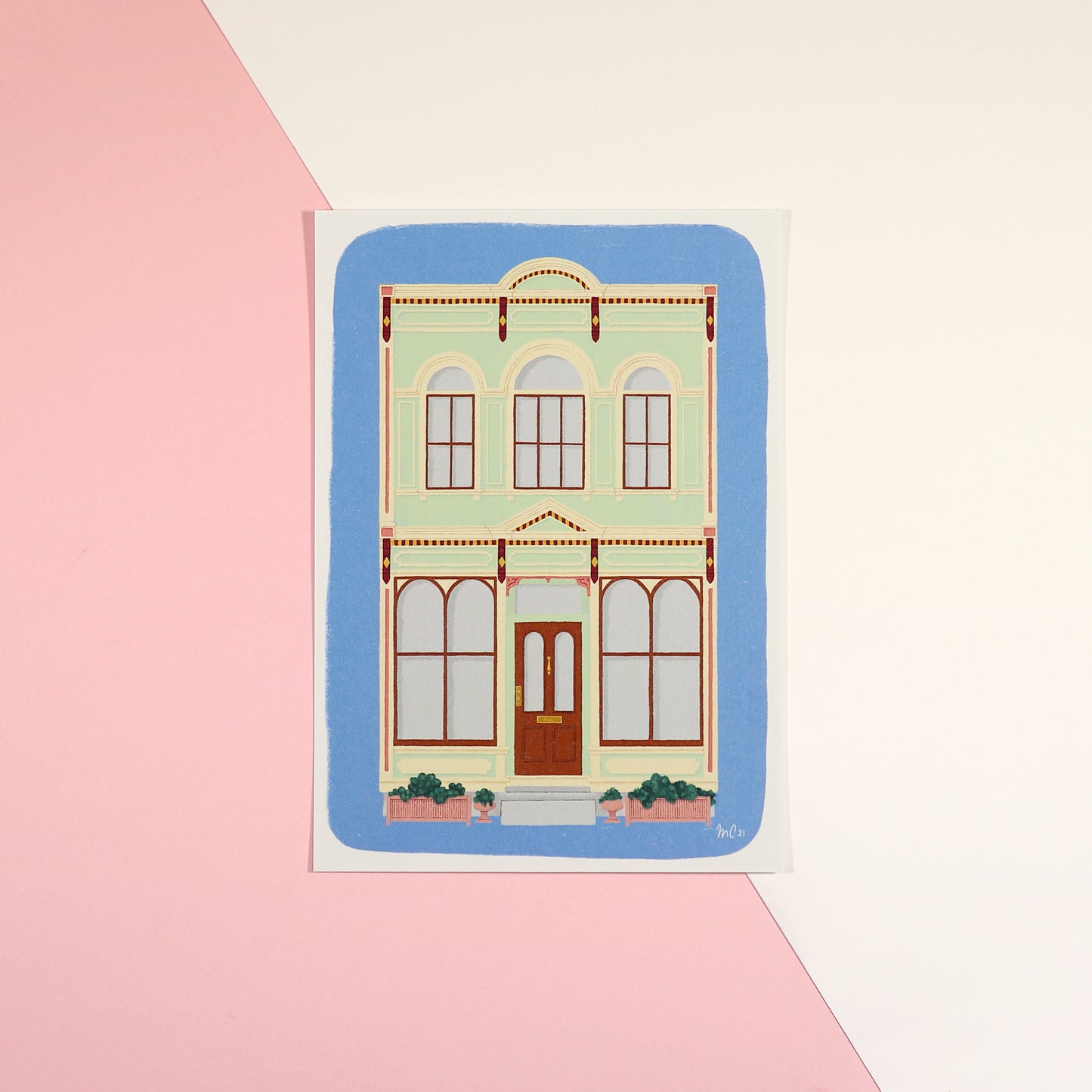 Victorian Houses Series — House 2 A5 print