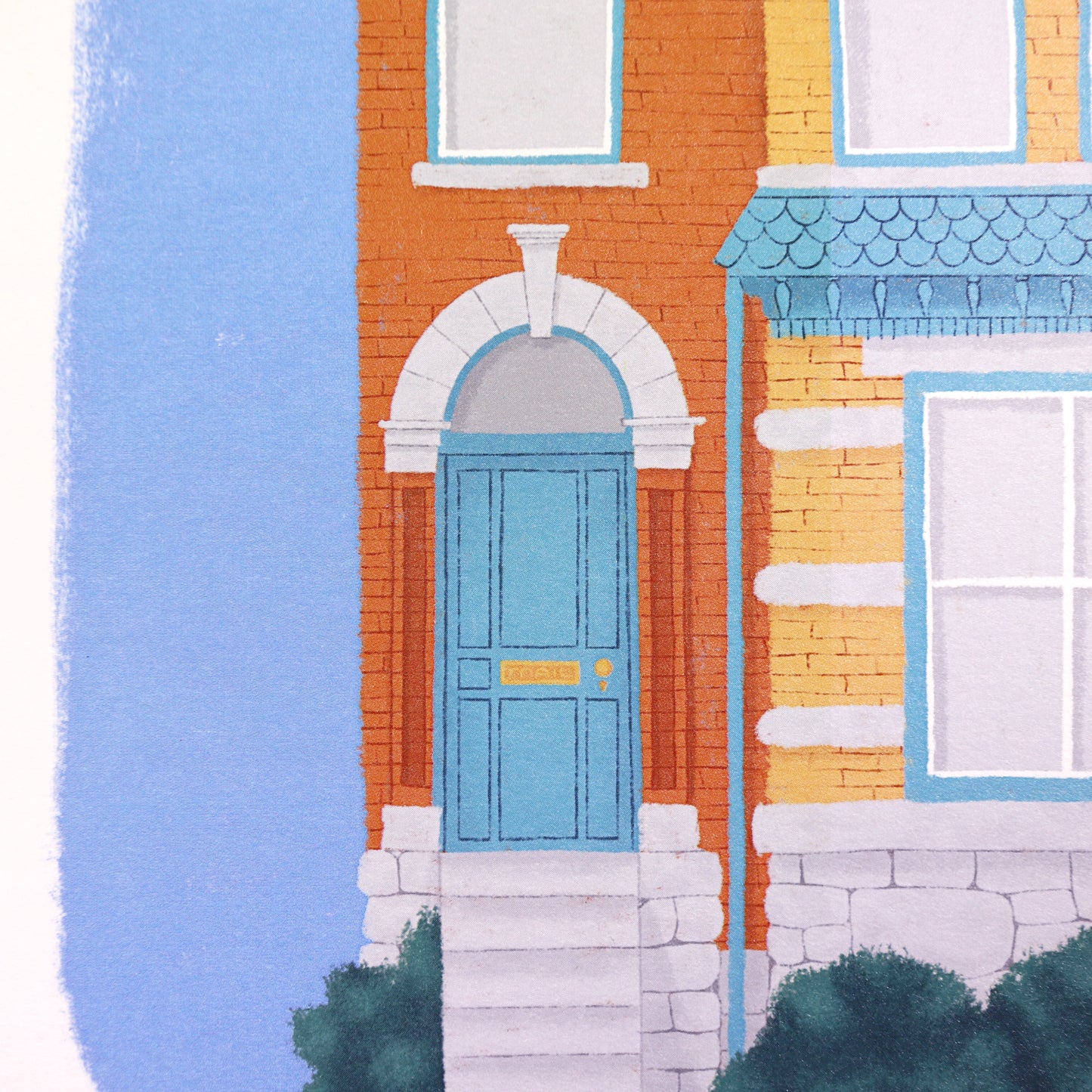 Victorian Houses Series — House Set A4 print