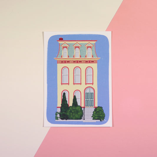 Victorian Houses Series — House 1 A5 print