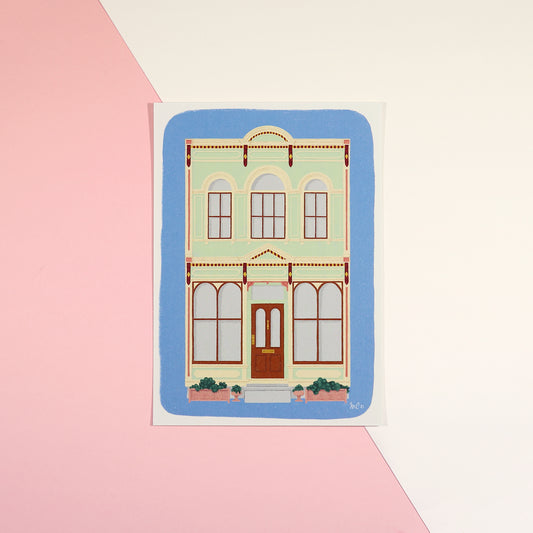 Victorian Houses Series — House 2 A5 print