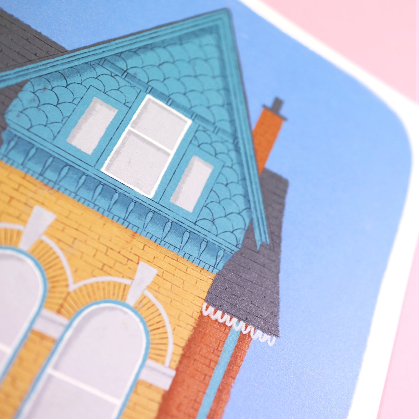 Victorian Houses Series — House 3 A4 print