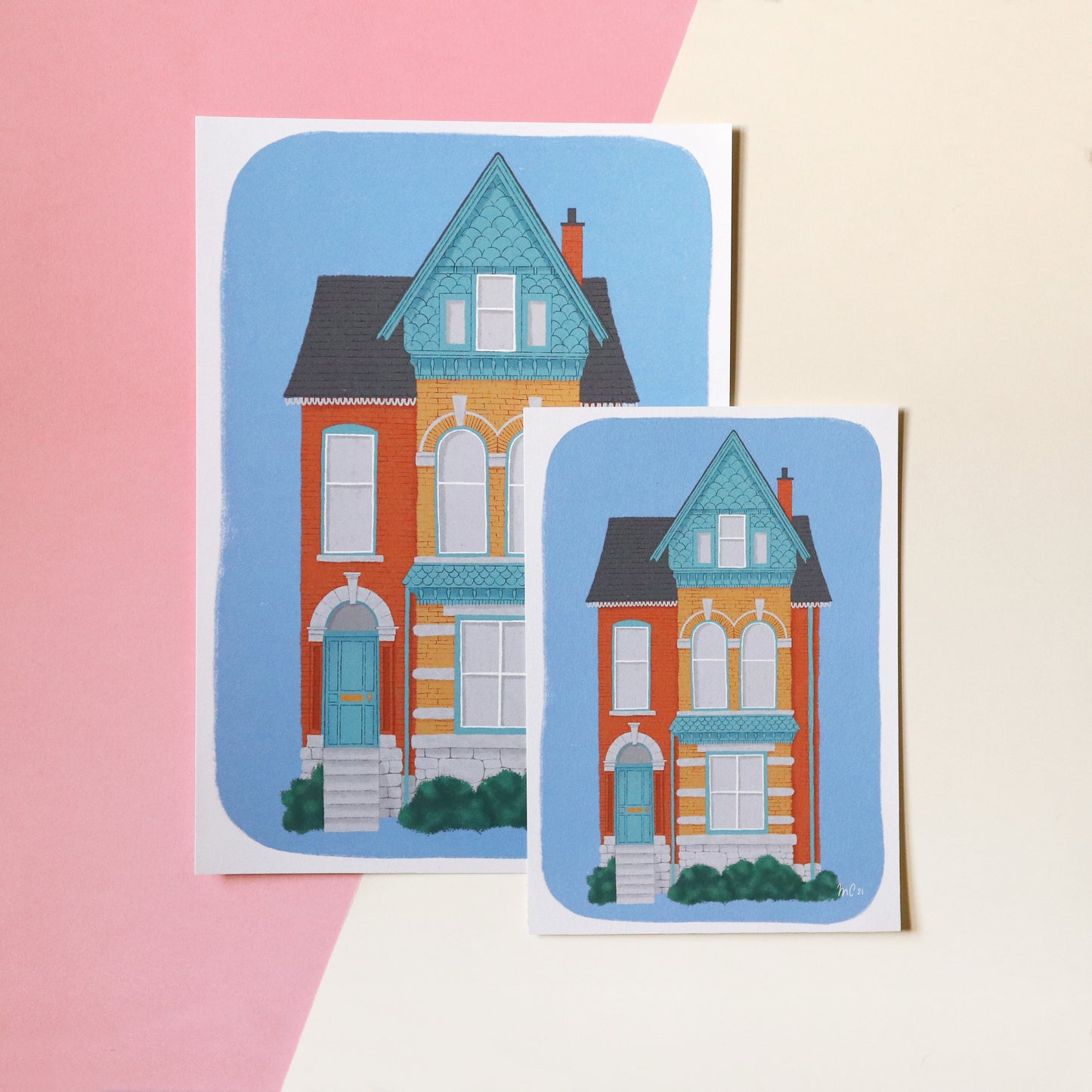 Victorian Houses Series — House 3 A5 print