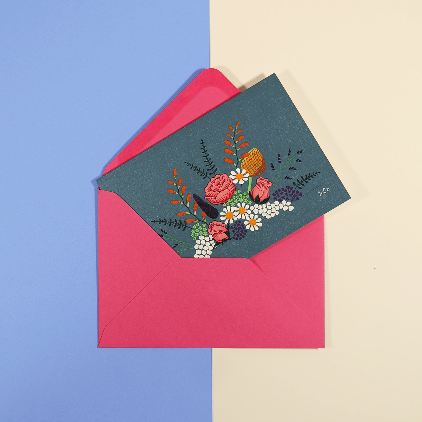 Bouquet greeting card