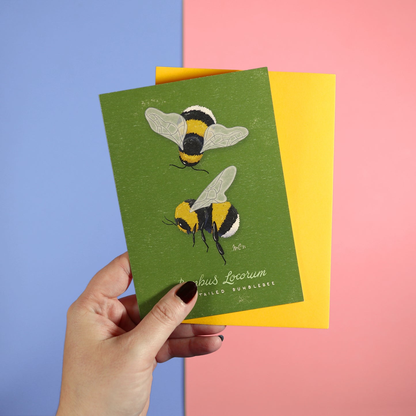 Bumblebee greeting card